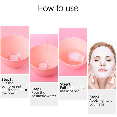 BIOAQUA Compressed Facial Mask Tablets – Portable & Customizable Sheet ...