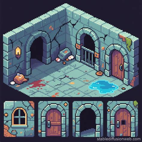 based on the possible transitions of dungeon floor and dungeon wall a ...