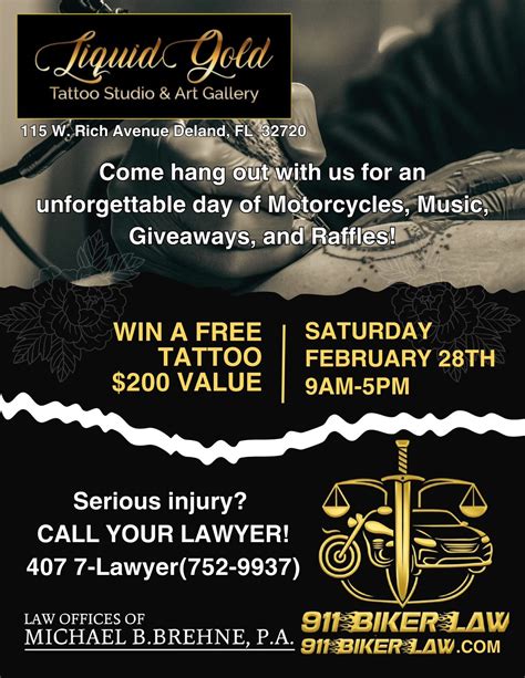 911 BIKER LAW AT LIQUID GOLD TATTOO/ DELAND BIKE RALLY, Liquid Gold ...