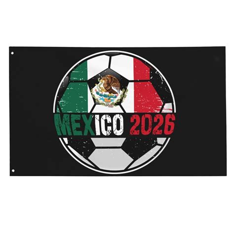 2026 Soccer Tournament Mexico Fan Support Flag, National Heritage ...