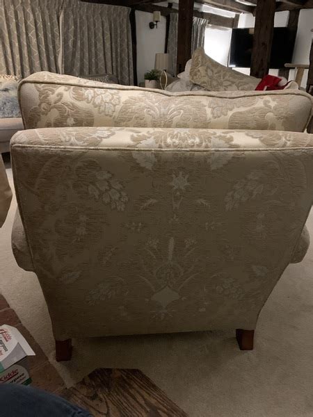 Duresta Trafalgar Metallic Damask Armchair | Vinterior