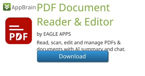 PDF Document Reader & Editor for Android - App Stats & Insights