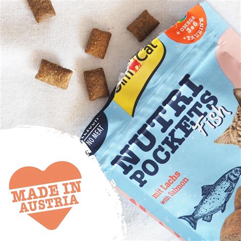 Buy GimCat Nutri Pockets Fish Cat Treats Omega Enriched at Best Price ...