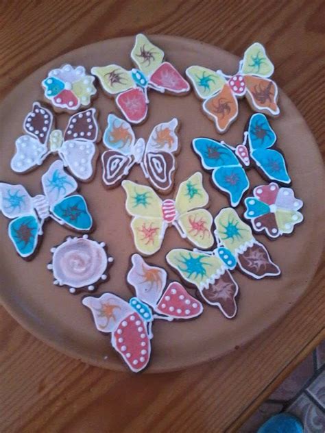 El horno de Zaneta: Galletas de Jengibre de patos y mariposas