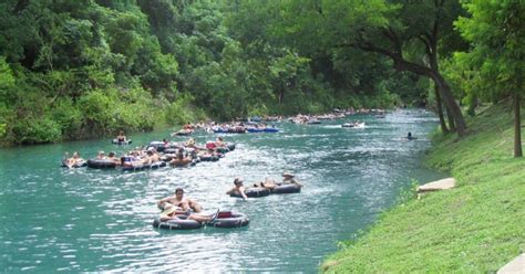 Float the Guadalupe River for a relaxing Texas summer day