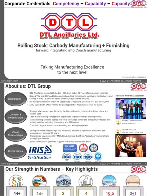 DTL Ancillaries: Rail Coach Manufacturing | PDF | Fibre Reinforced ...