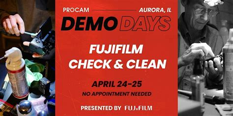 Fujifilm Check & Clean at Spring Demo Days, PROCAM Chicago, Aurora, 24 ...