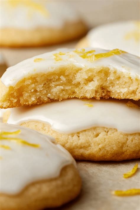 Glazed Lemon Cookies – Easy Zesty Homemade Treat - The Sisters Cooking
