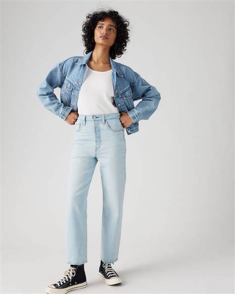 Ribcage Straight Ankle Women's Jeans - Light Wash | Levi's® CA