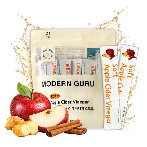 MODERN GURU Apple Cider GGA1 Vinegar Drink Sticks with Mother | 93% ACV ...