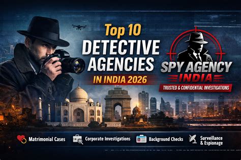 Top 10 Detective Agencies in India 2026 – Why Spy Agency India Leads ...