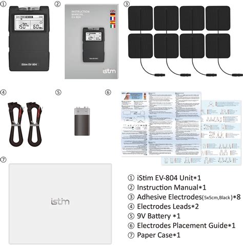 iSTIM EV-804 TENS/EMS Combined Unit User Manual