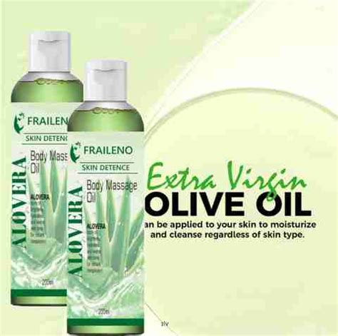 FRAILENO "Your Skin Deserves the Best: Aloe Vera Massage Oil - Price in ...