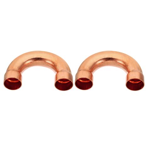 Copper Weld Pipe Connector Adapter U-Type Copper Pipe Fitting - 180 ...
