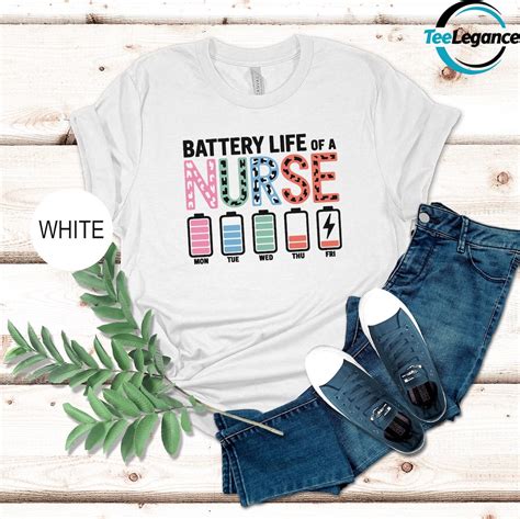 Battery Life Of A Nurse Shirt, School Nurse Shirt, Nursing Student ...