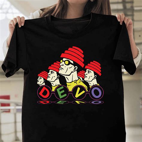 Devo Mens Black New Wave Band Energy Dome Hat Whip It Music Fan Art ...