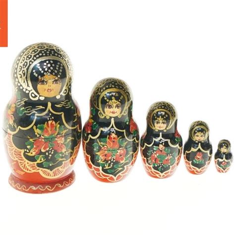 Vintage babushkadukker babushka dyr dukker træfigurer retro | DBA