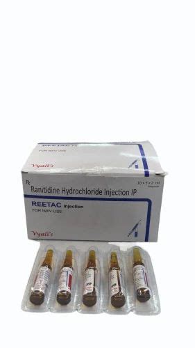 Ranitidin Injection Ip, 25 mg/ml at ₹ 250/piece in Chandigarh | ID ...