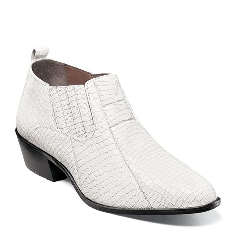 Buy Stacy Adams Sandoval Heeled Boot, White, 10 at Amazon.in