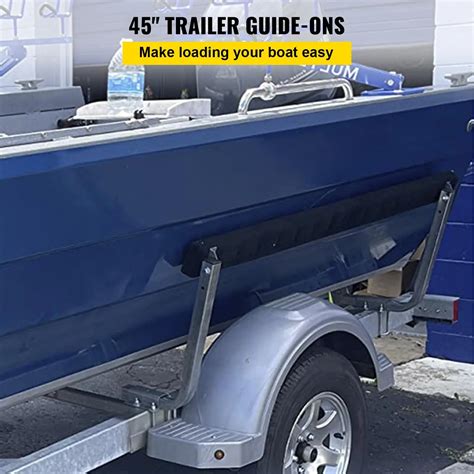 VEVOR Boat Trailer Guide-ons, 2 PCS Rustproof Steel Trailer Guide ons ...