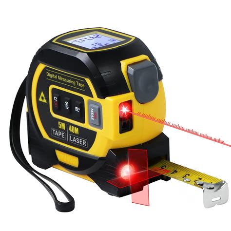 2025 3-in-1 Measuring Tape Tools Tape Measure Rangefinder with LED
