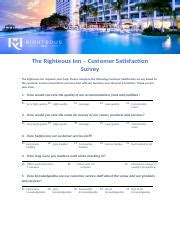 Enhance Your Stay: Share Feedback on Customer Satisfaction | Course Hero