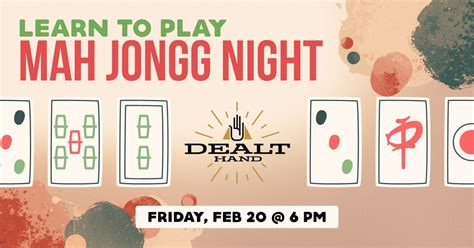 Learn To Play Mah Jongg Night, 6625 Coach Light Dr., West Des Moines ...