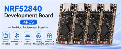 Amazon.com: 4PCS NRF52840 Development Board,Pro Micro Replacement Board ...