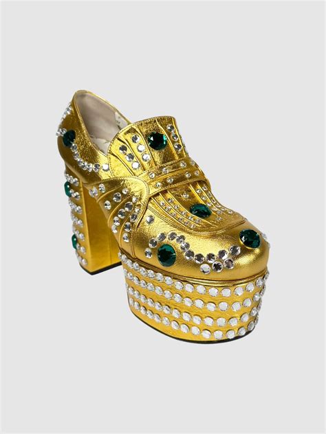 GUCCI Amilina Platform Loafers - Size 39 – Second Nature Boutique