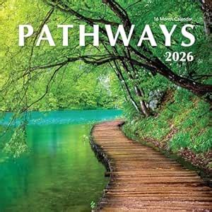 2026 Pathways Hangable Monthly Wall Calendar Large Monthly Vacation ...