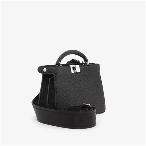 Peekaboo ISeeU X-Cross Leather Black | Fendi