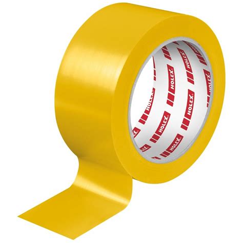 PVC adhesive tape, yellow, Width×length (mm× m): 50X33 | Hoffmann Group