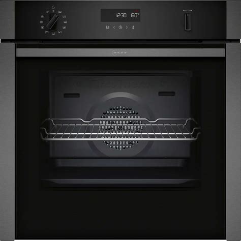 Neff N 50 B6ACH7AG7B Slide&Hide Built-In Smart Single Oven - Graphite ...