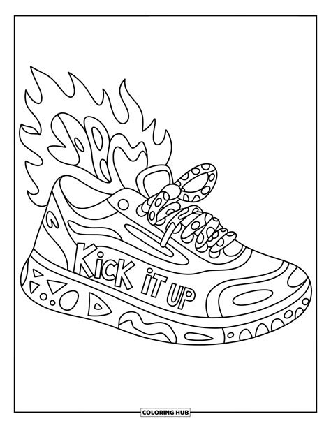 150+ Coloriages de baskets pour enfants et adultes (Gratuits)