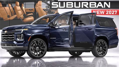 Next-Gen 2028 Chevrolet Suburban Full-Size SUV Gets Rendered in Fresh Colors, Inside and Outside ...