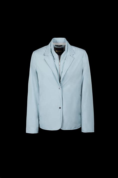 IFIGENIA-STP in ACQUA: Luxury Italian Blazer for Women | MooRER®