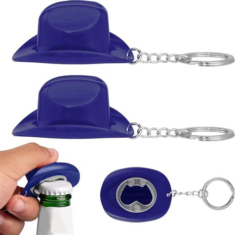 YYKihy Cowboy Hat Rustic Western Cowboy Keychain Portable Cap Keychain ...