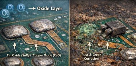 Corrosion and Oxidation in SPCBs and The Effect on Circuit Reliability