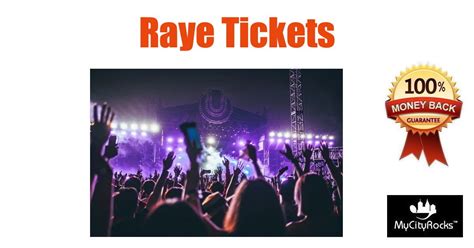 Raye "This Tour May Contain New Music" Tickets Vancouver BC Canada UBC ...