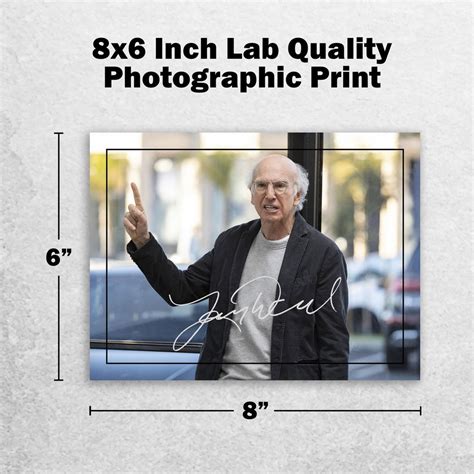 Larry David TV Star 8x6 Photo Print Collectible Memorabilia Wall Art ...