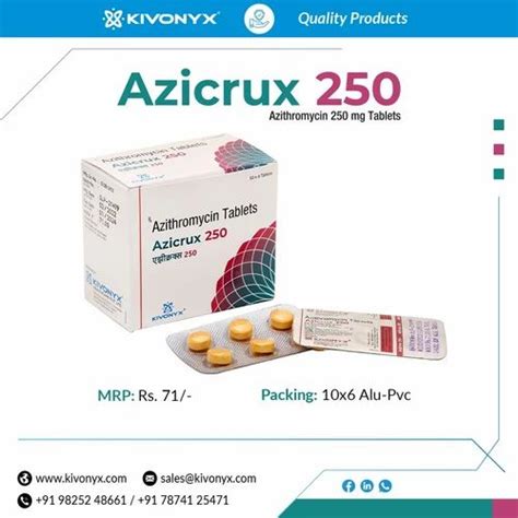 Azithromycin 500 mg Tablets (10x3 Pack) at best price in Ahmedabad | ID ...