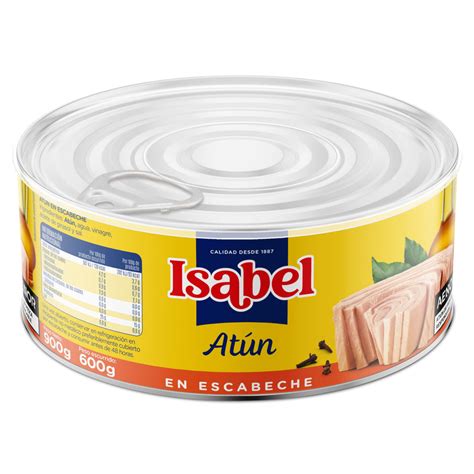 Atún Isabel Escabeche 600g | Conserva Sostenible y Abre Fácil | Outlet PC