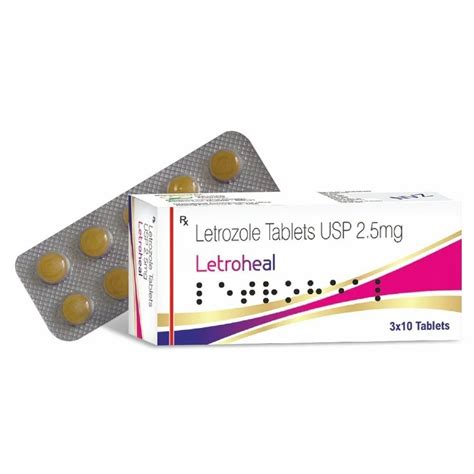 2.5MG LETROHEAL LETROZOLE TAB at ₹ 233/strip | Femara in Ghaziabad | ID ...