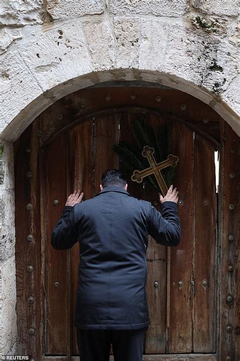 Israeli forces block head of the Catholic Church in Jerusalem from the ...
