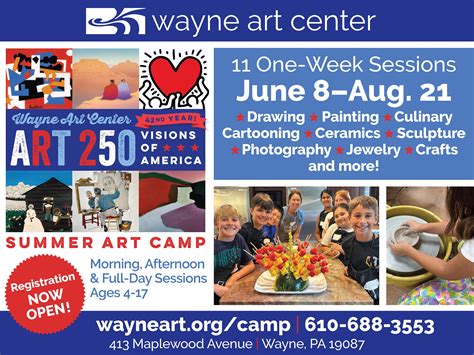 Apr 15 | Art 250 - Visions of America! Register now for Summer Art Camp ...
