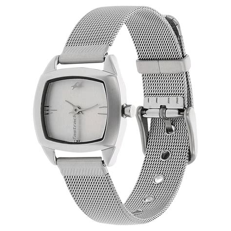 Buy Online Fastrack Quartz Analog Silver Dial Metal Strap Watch for ...