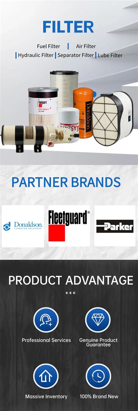 Genuine Fleetguard Water Separator Fuel Filter Fs36253 Heavy Equipment ...