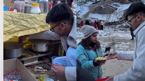 Viral : डोंगरावर मॅगी विकून किती कमाई होते? तरुणाने गल्ला दाखवताच सगळेच ...