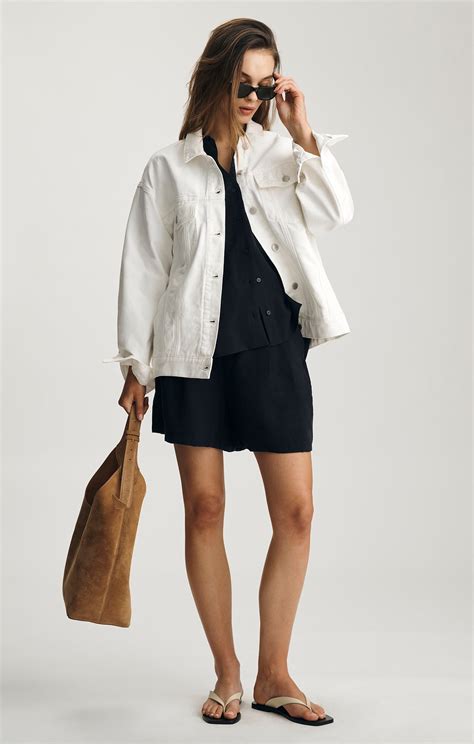 Mavi Women's Luna Denim Jacket In Off White Denim – Mavi Canada