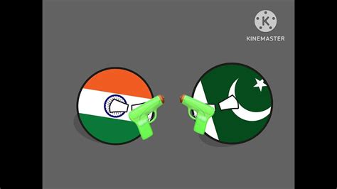 India vs Pakistan #countryballs - YouTube